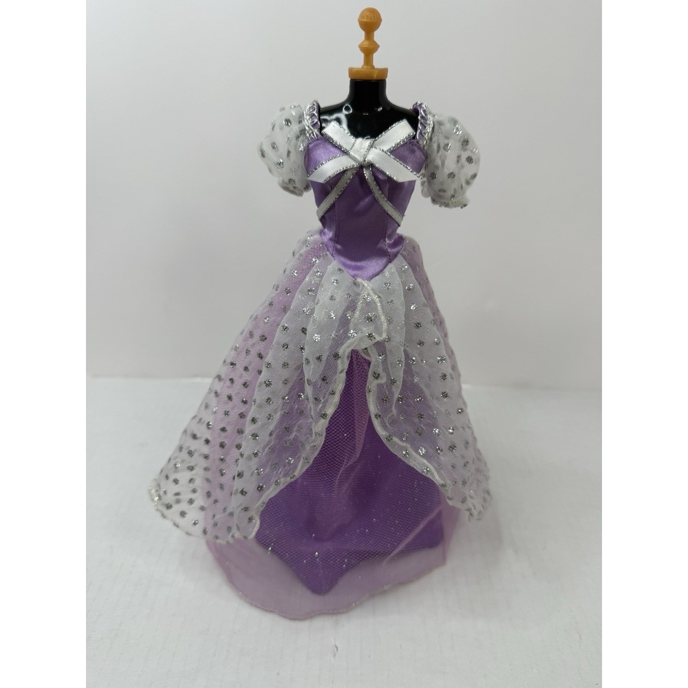 Genuine Mattel Barbie Doll My First Princess Dress Gown Purple VTG